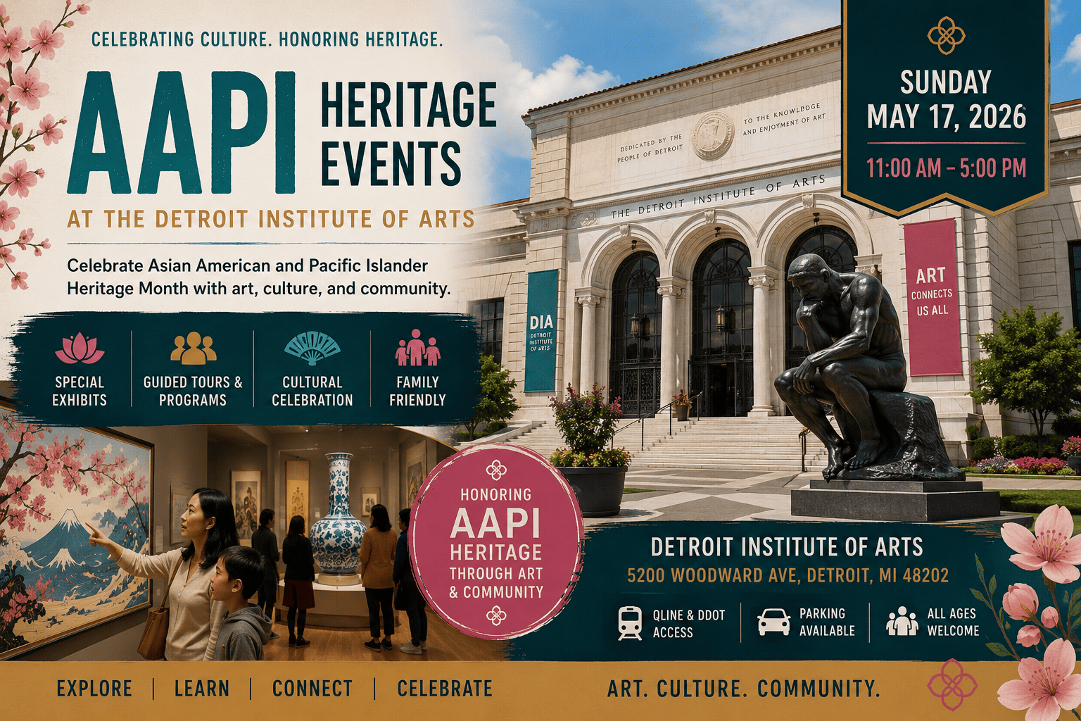 Detroit Institute of Arts – AAPI Heritage Events event graphic