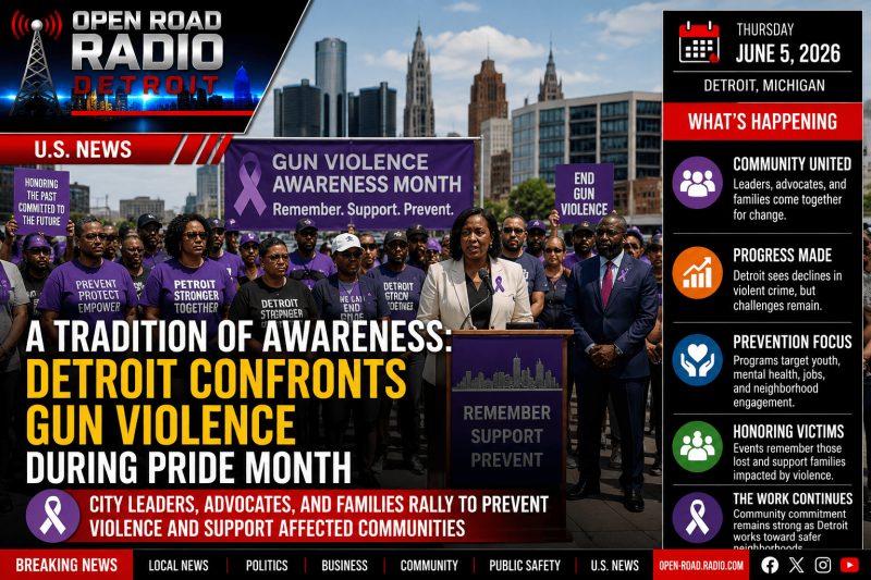A Tradition Of Awareness: Detroit Confronts Gun Violence During Pride Month