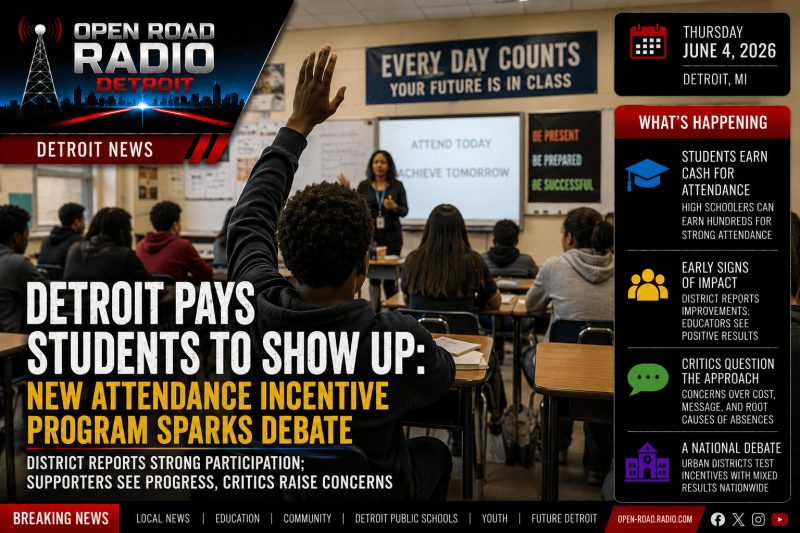 Addressing A Persistent Problem: Detroit Pays Students to Show Up