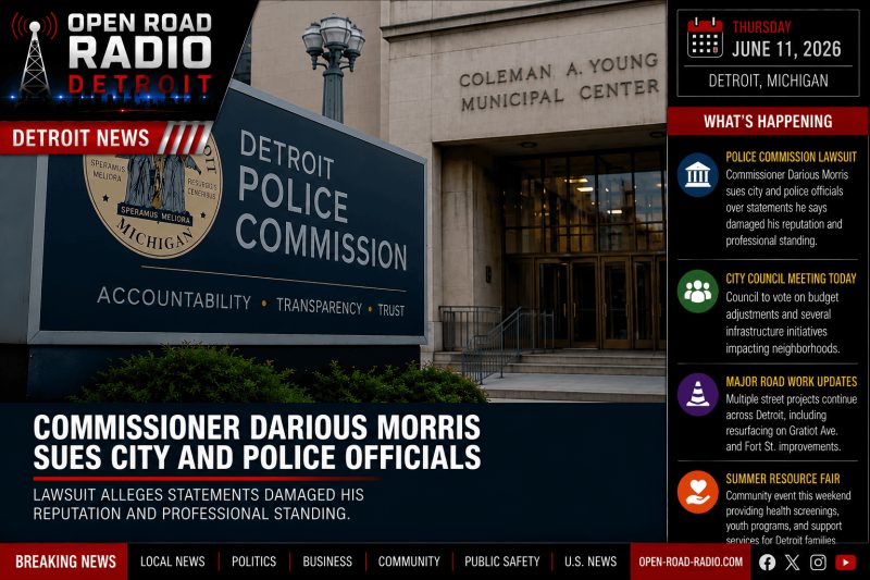 Commissioner Darious Morris Sues City And Police Officials