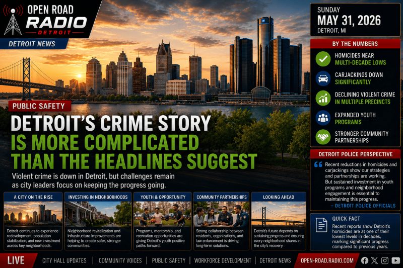 Detroit's Crime Story Is More Complicated Than The Headlines Suggest