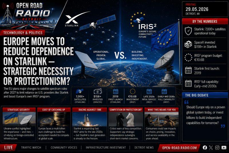 Europe Moves To Reduce Dependence On Starlink — Strategic Necessity Or Protectionism?