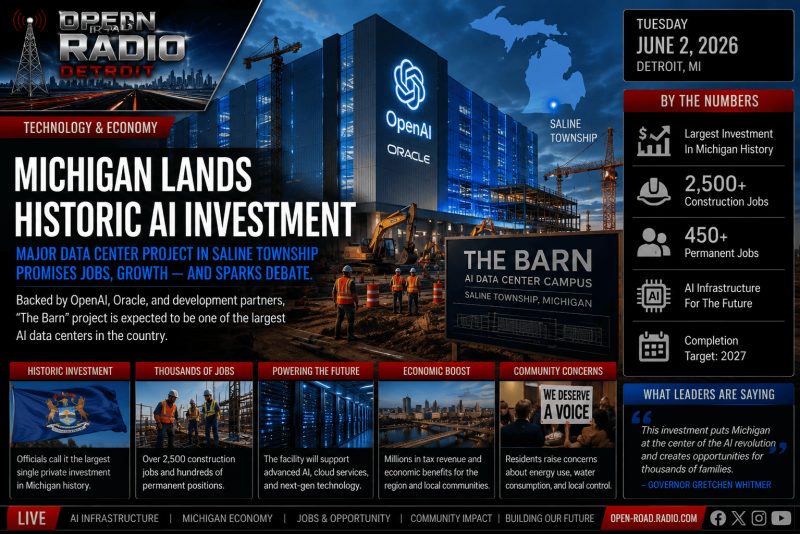 Michigan Lands Historic AI Investment — But Not Everyone Is Celebrating