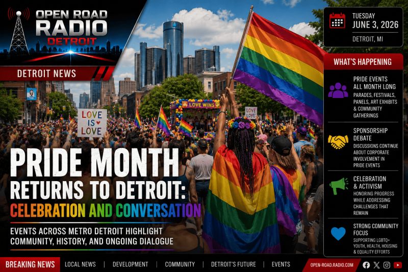 Pride Month Returns To Detroit: Celebration and Conversation
