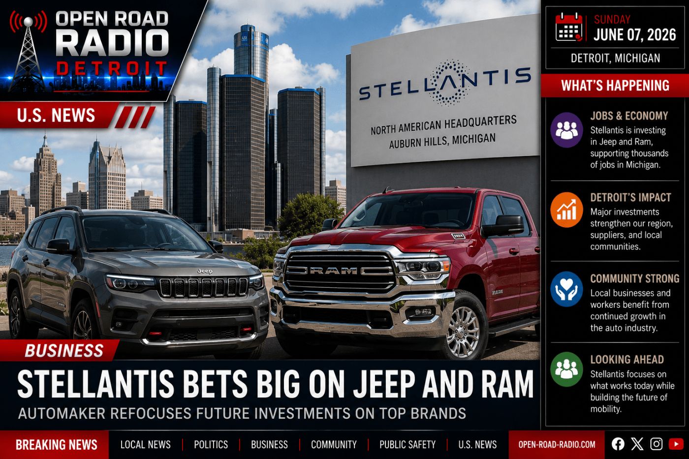 Stellantis Bets Big On Jeep And Ram As Automaker Refocuses Future Investments