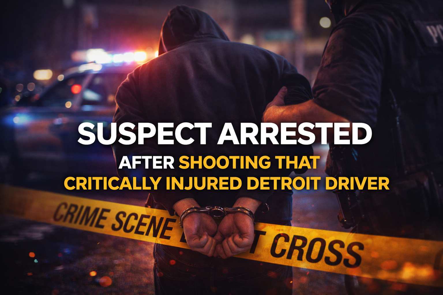Suspect Arrested After Shooting That Critically Injured Detroit Driver