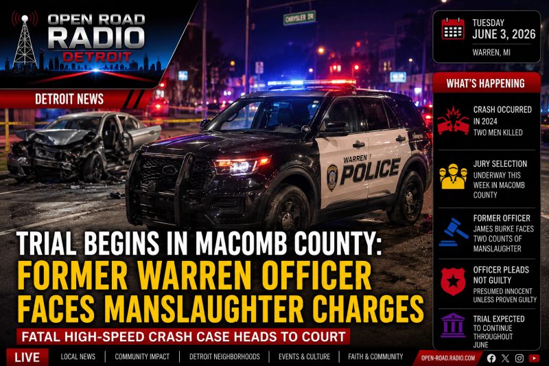 Trial Begins In Macomb County: Former Warren Officer Faces Manslaughter Charges