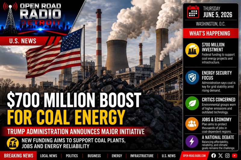 What The Administration Is Proposing: $700 Million Boost for Coal Energy