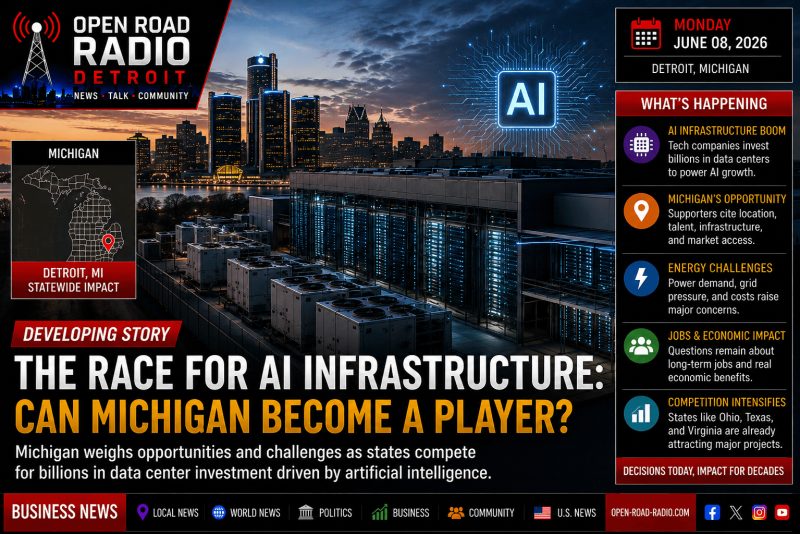 The Race For AI Infrastructure: Can Michigan Become A Player?